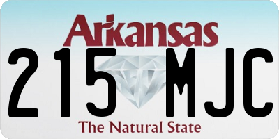 AR license plate 215MJC