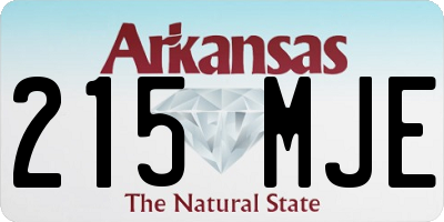 AR license plate 215MJE
