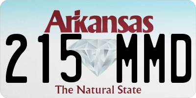 AR license plate 215MMD