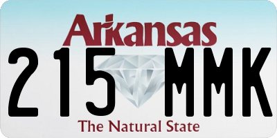 AR license plate 215MMK