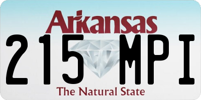 AR license plate 215MPI