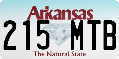 AR license plate 215MTB