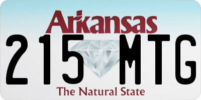 AR license plate 215MTG