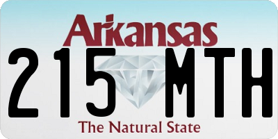 AR license plate 215MTH