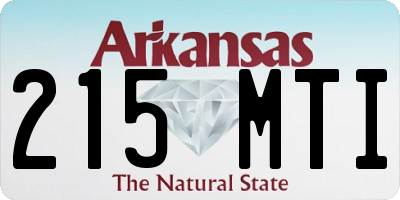 AR license plate 215MTI