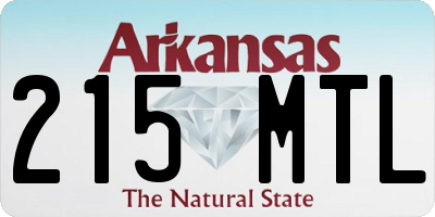 AR license plate 215MTL