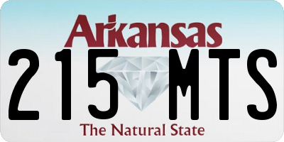 AR license plate 215MTS