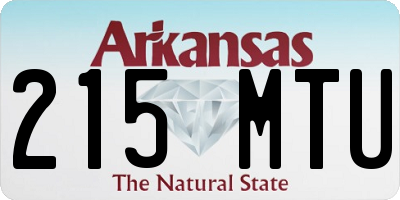 AR license plate 215MTU
