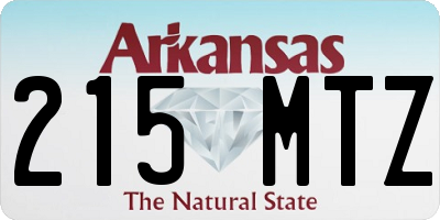 AR license plate 215MTZ