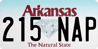AR license plate 215NAP