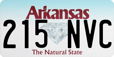 AR license plate 215NVC