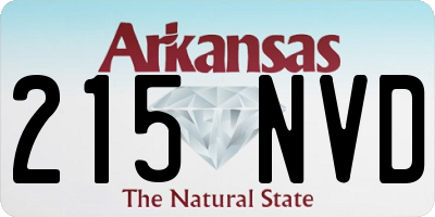 AR license plate 215NVD