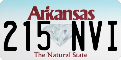 AR license plate 215NVI