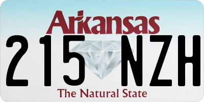 AR license plate 215NZH
