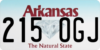 AR license plate 215OGJ