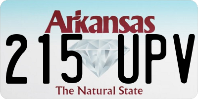 AR license plate 215UPV