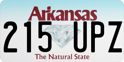 AR license plate 215UPZ