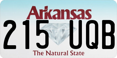 AR license plate 215UQB
