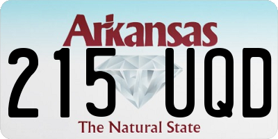 AR license plate 215UQD