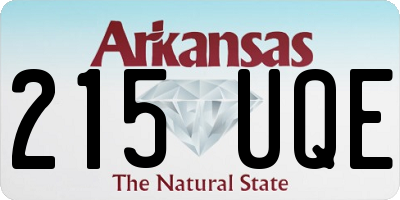 AR license plate 215UQE