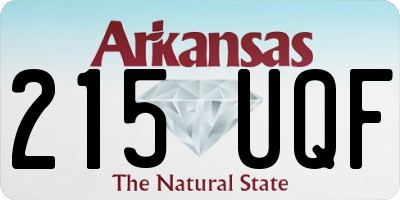 AR license plate 215UQF