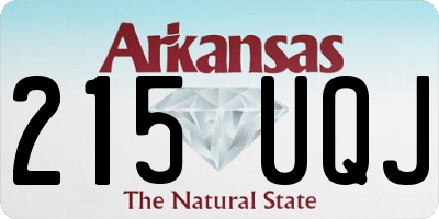 AR license plate 215UQJ