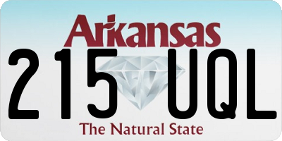 AR license plate 215UQL