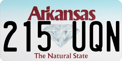 AR license plate 215UQN
