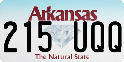 AR license plate 215UQQ