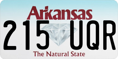 AR license plate 215UQR