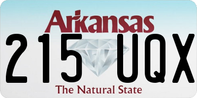 AR license plate 215UQX
