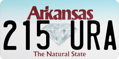 AR license plate 215URA