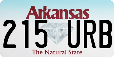 AR license plate 215URB