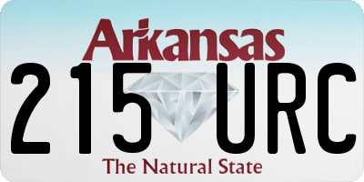 AR license plate 215URC