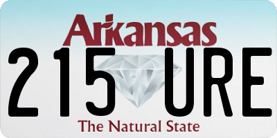 AR license plate 215URE