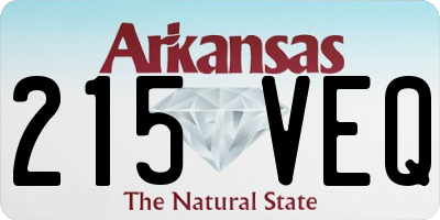 AR license plate 215VEQ