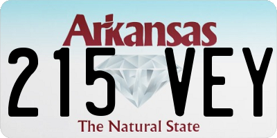 AR license plate 215VEY