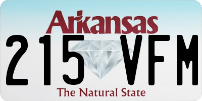 AR license plate 215VFM
