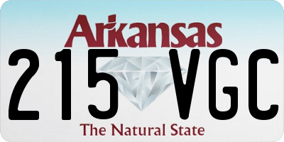 AR license plate 215VGC