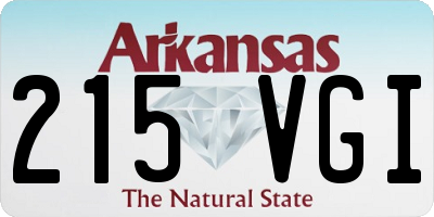 AR license plate 215VGI