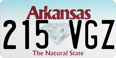 AR license plate 215VGZ