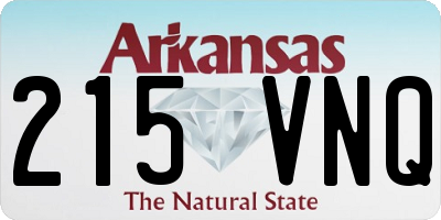 AR license plate 215VNQ