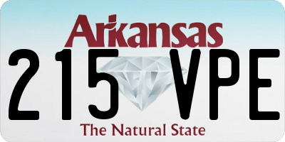 AR license plate 215VPE