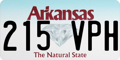 AR license plate 215VPH