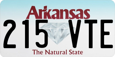 AR license plate 215VTE