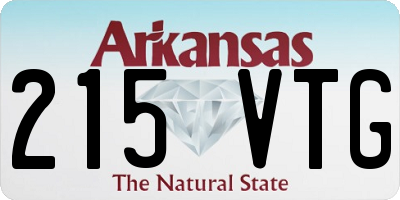 AR license plate 215VTG
