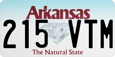 AR license plate 215VTM