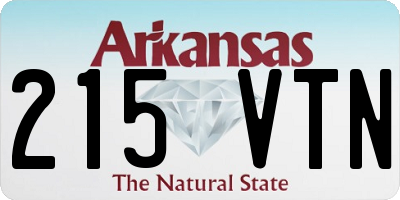 AR license plate 215VTN