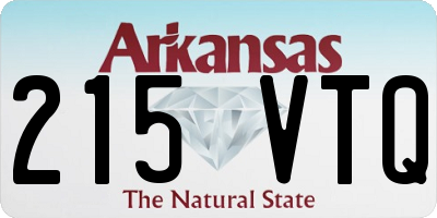 AR license plate 215VTQ
