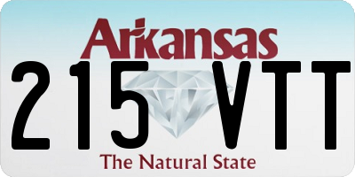 AR license plate 215VTT